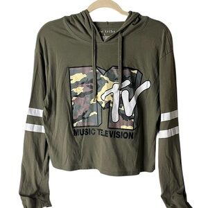 MTV Olive Green Hoodie